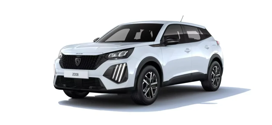 Renting Coches Peugeot 2008Style Hybrid 110 eDCS6 Blanco Okenite