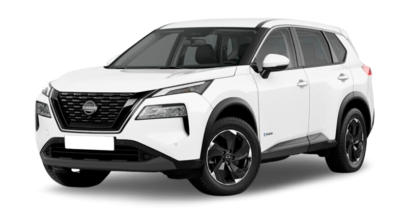 Renting Coches Nissan X-Trail-e-Power 4×4 5 Plazas auto. Acenta Kori White