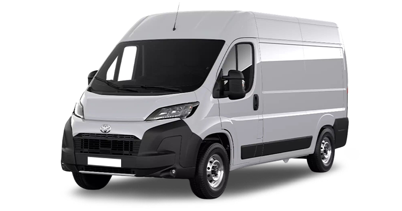 Renting Coches Toyota ProaceMAX 2.2D 103kW (140CV) 6MT VAN L2 H2 3.5 GX Blanco Polar