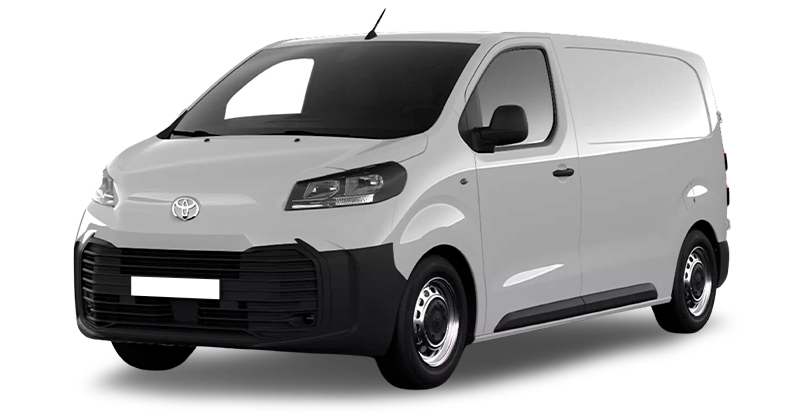 Renting Coches Toyota ProaceVAN L1 GX 1.5D 89 kW 120CV 6MT Blanco Polar