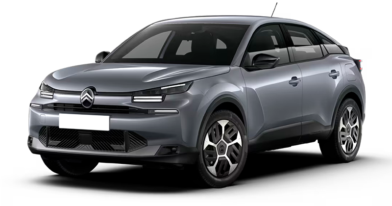 Renting Coches Citroën C4Hybrid e-DSC6 Plus (Automático) Gris Mercury, Blanco