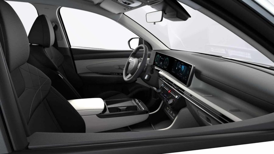 Renting Coches Hyundai Tucson1.6T HEV AT KLASS Atlas White, Ecotronic Gray
