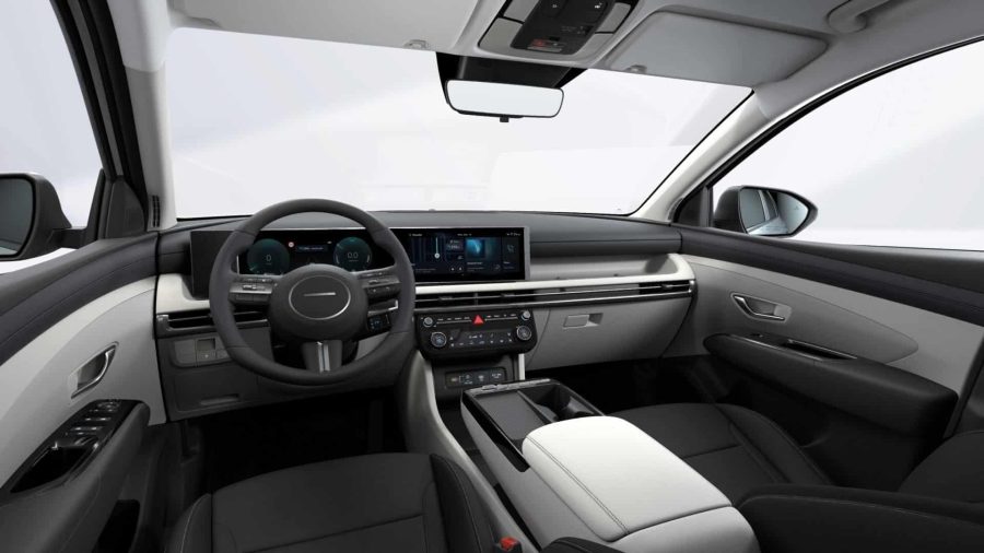 Renting Coches Hyundai Tucson1.6T HEV AT KLASS Atlas White, Ecotronic Gray