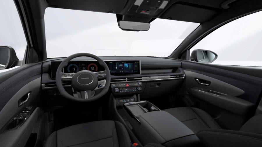 Renting Coches Hyundai Tucson1.6T HEV AT Black Line Atlas White