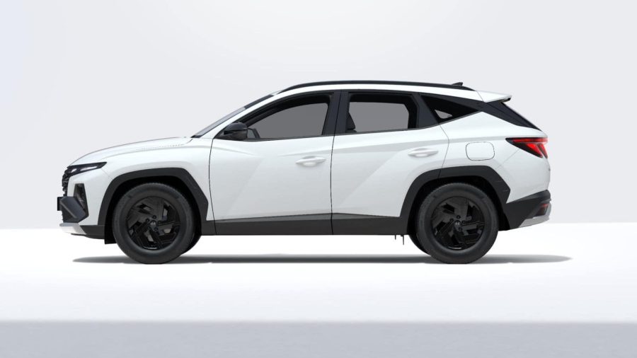 Renting Coches Hyundai Tucson1.6T HEV AT Black Line Atlas White