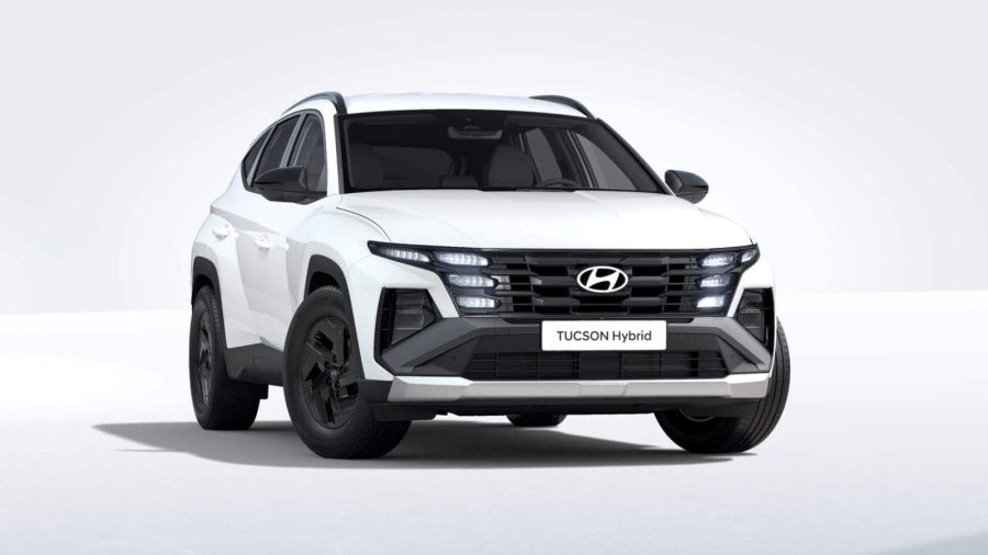 Renting Coches Hyundai Tucson1.6T HEV AT Black Line Atlas White