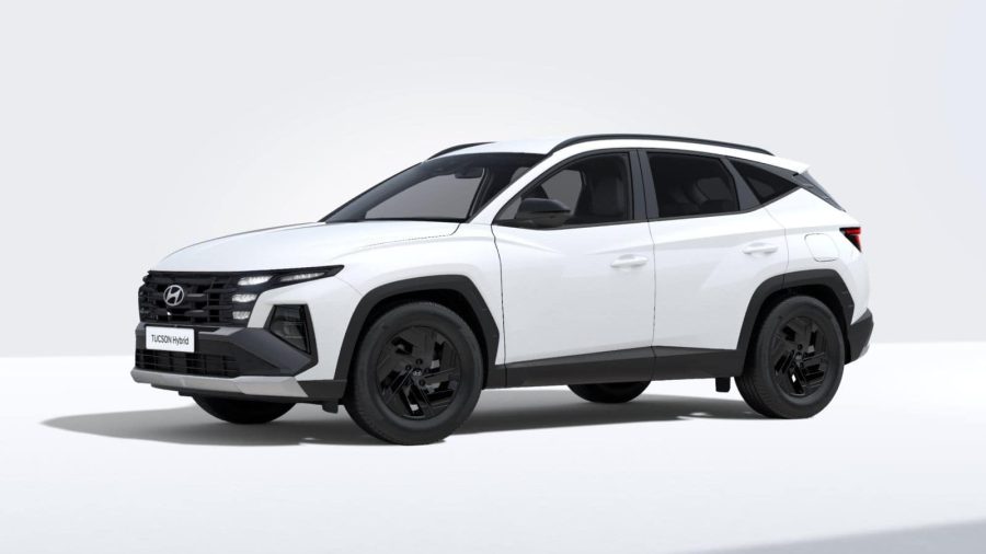 Renting Coches Hyundai Tucson1.6T HEV AT Black Line Atlas White
