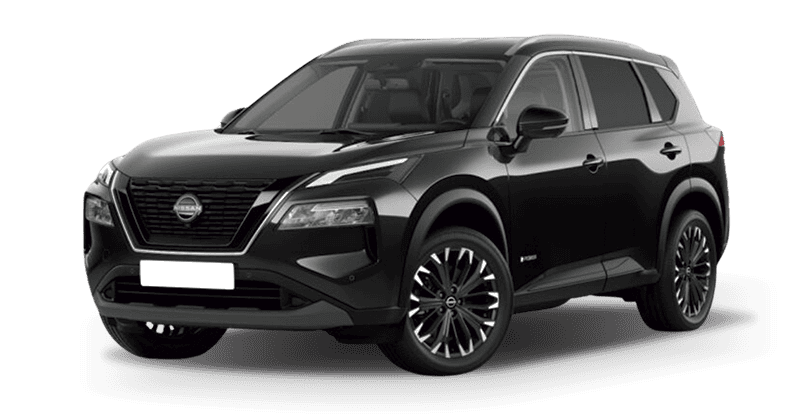 Renting Coches Nissan X-Trail-1.5 E-4ORCE 4×4 A/T N-Connecta Negro Diamante