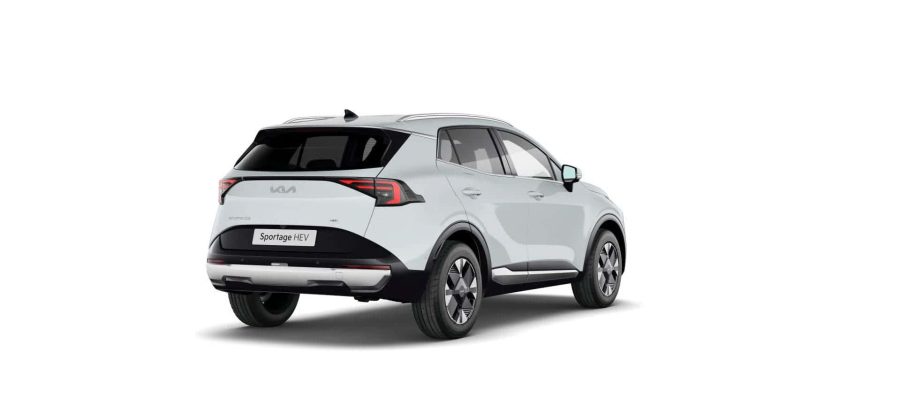Renting Coches Kia Sportage1.6 T-GDi HEV 176kW Drive 4×2 Cassa White, Lunar Silver
