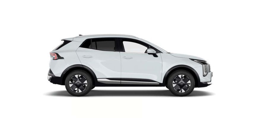 Renting Coches Kia Sportage1.6 T-GDi HEV 176kW Drive 4×2 Cassa White, Lunar Silver