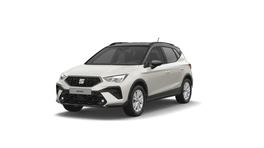 Renting Coches Seat Arona1.0 TSI Start & Stop Style+ Blanco Candy / Techo Negro