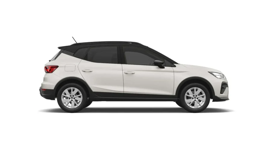 Renting Coches Seat Arona1.0 TSI Start & Stop Style+ Blanco Candy / Techo Negro