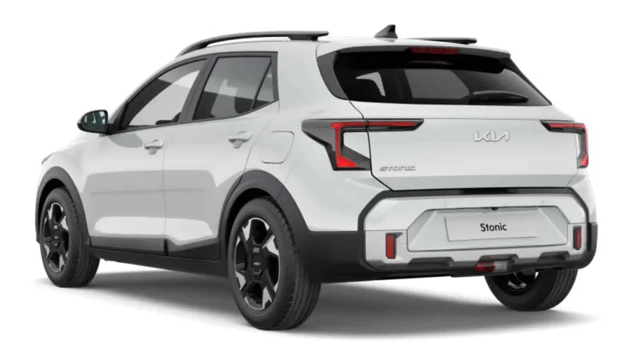 Renting Coches Kia Stonic1.0 T-GDi Concept Clear White, Astro Grey
